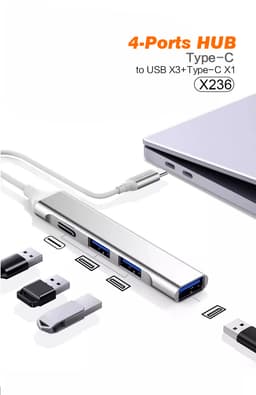 HarryBrown-X235 USB to USB *4 3